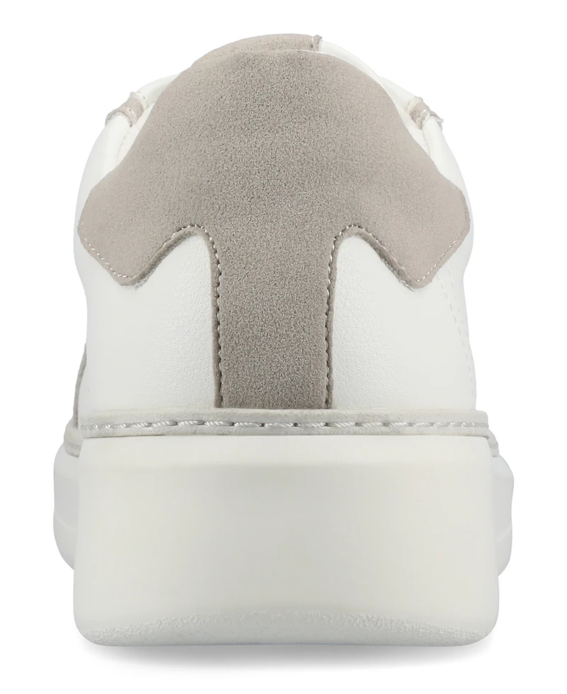 Vance Co. Men's Berlin Comfort Lace Up Low Top Flexible Court Sneakers