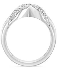 Effy Diamond Crossover Statement Ring (5/8 ct. t.w.) in Sterling Silver