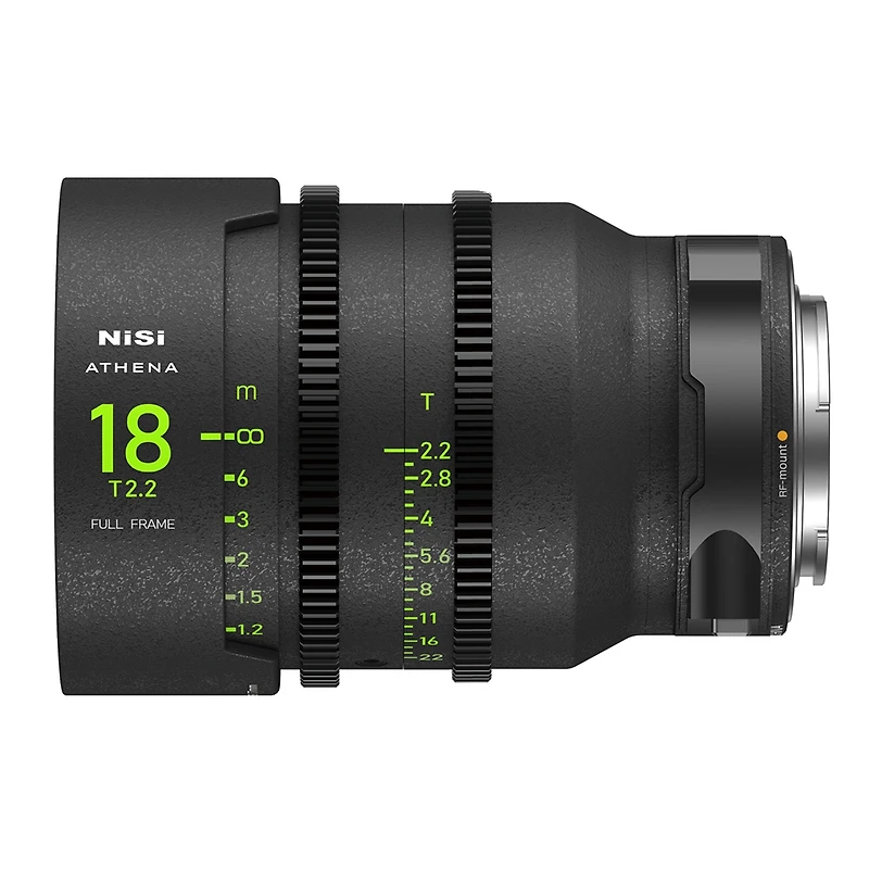 NiSi Athena Prime Cine Master 8-Lens Kit with 14mm T2.4, 25mm, 35mm, 40mm, 50mm, 85mm T1.9, 18mm, 135mm T2.2 Lens, Includes Filter Holder, Canon Rf