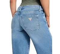 Guess Women's Mid Rise Wide-Leg Palazzo Jeans
