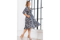 Kiyonna Plus Royal Sweetheart Cocktail Dress