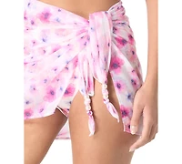 Carmen Marc Valvo Women's Printed Short Pareo Cover-Up
