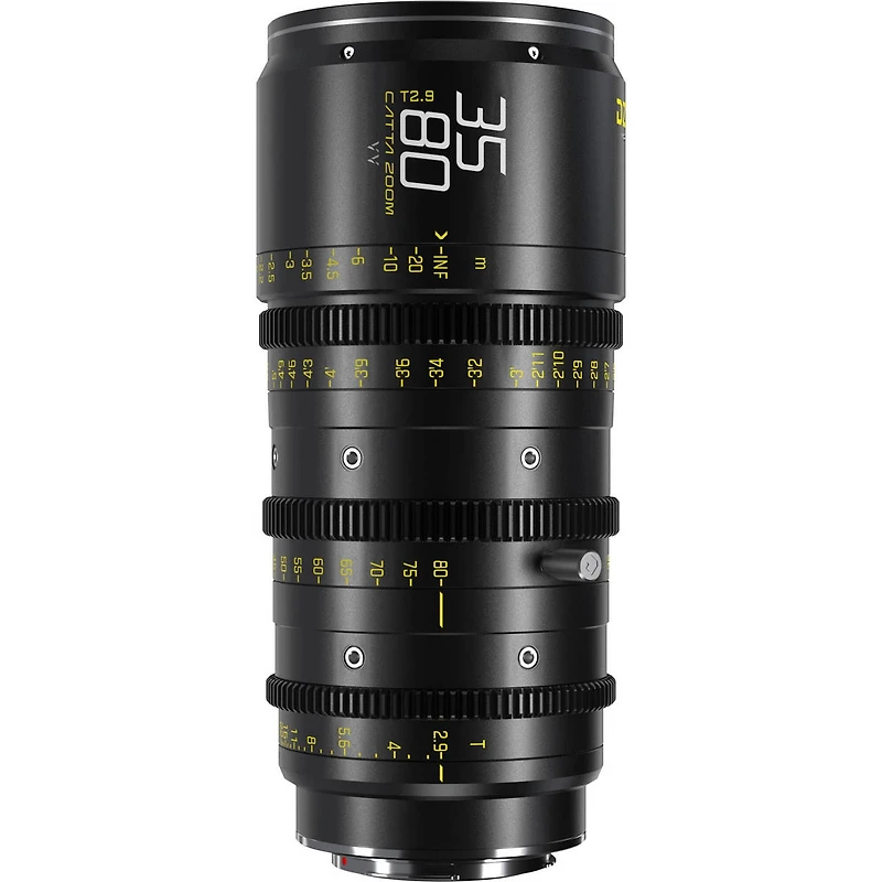 Dzofilm Catta Ace Cine 3-Lens Bundle with 18-35mm, 35-80mm, 70-135mm T2.9 Lens for Pl Mount and Canon Ef, Black
