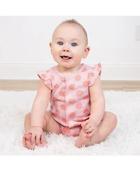 The Peanutshell Baby Girls Rompers - 2 Pack, Navy Floral