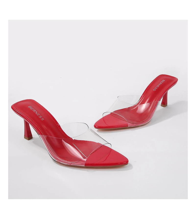 Cana Transparent Slip-On Heels