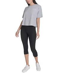 Calvin Klein Performance Women's Cotton Triple-Logo T-Shirt