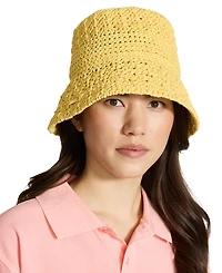Steve Madden H-Alex Metallic Knit Bucket Hat