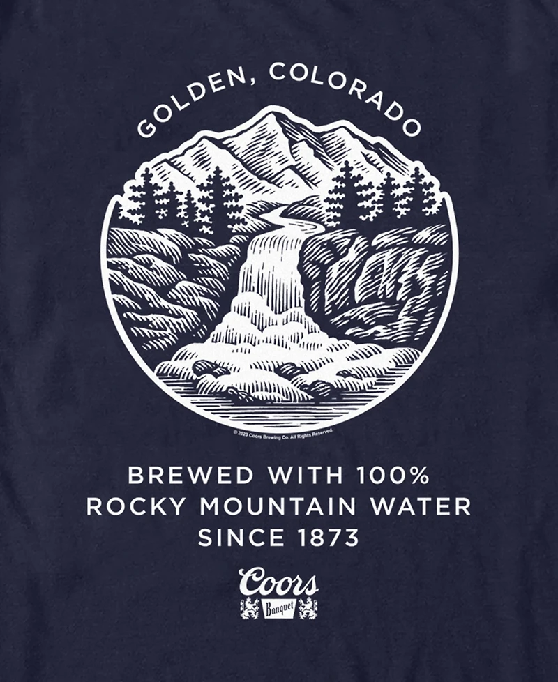 Coors Brewing Company Men's Mountain Short Sleeve T-Shirt