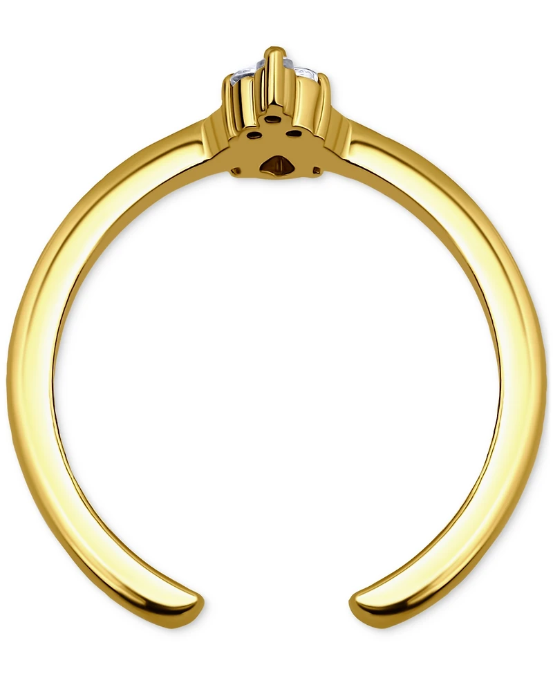 Giani Bernini Cubic Zirconia Cluster Toe Ring, Exclusively at Macy's