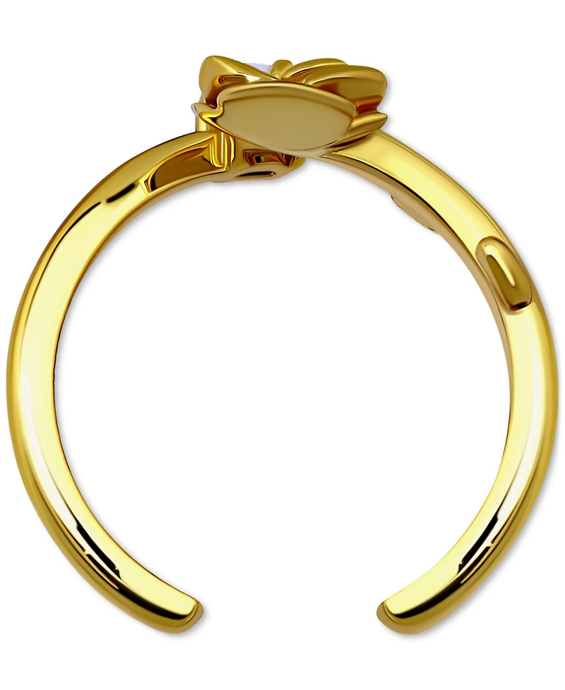 Giani Bernini Cubic Zirconia Rose Adjustable Toe Ring 18k Gold-Plated Sterling Silver (also Silver), Exclusively at Macy's