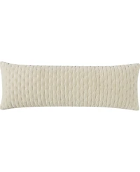 Dkny Pure Velvet Bolster Decorative Pillow, 12" x 36"