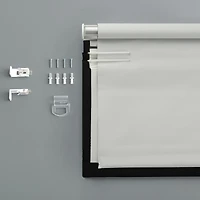 Sun Zero Pryer Textured 100% Blackout Cordless Roman Shade