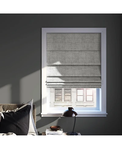 Somerton Textured 100% Blackout Cordless Roman Shade