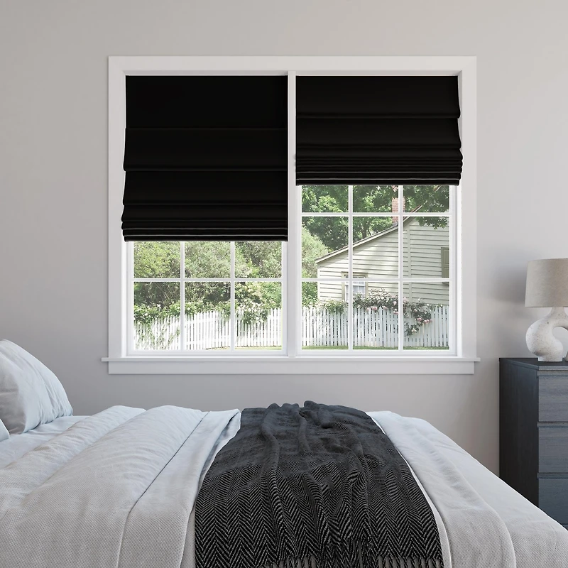 Morin Velvet 100% Blackout Cordless Roman Shade