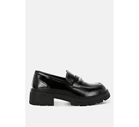 Gleam Stride Chunky Loafers