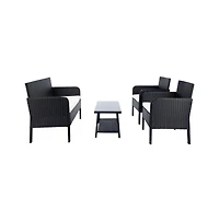 Aboka 4PC Outdoor Living Set