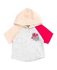 Sesame Street Baby Boys Cookie Monster Pullover Hoodie and French Terry Shorts