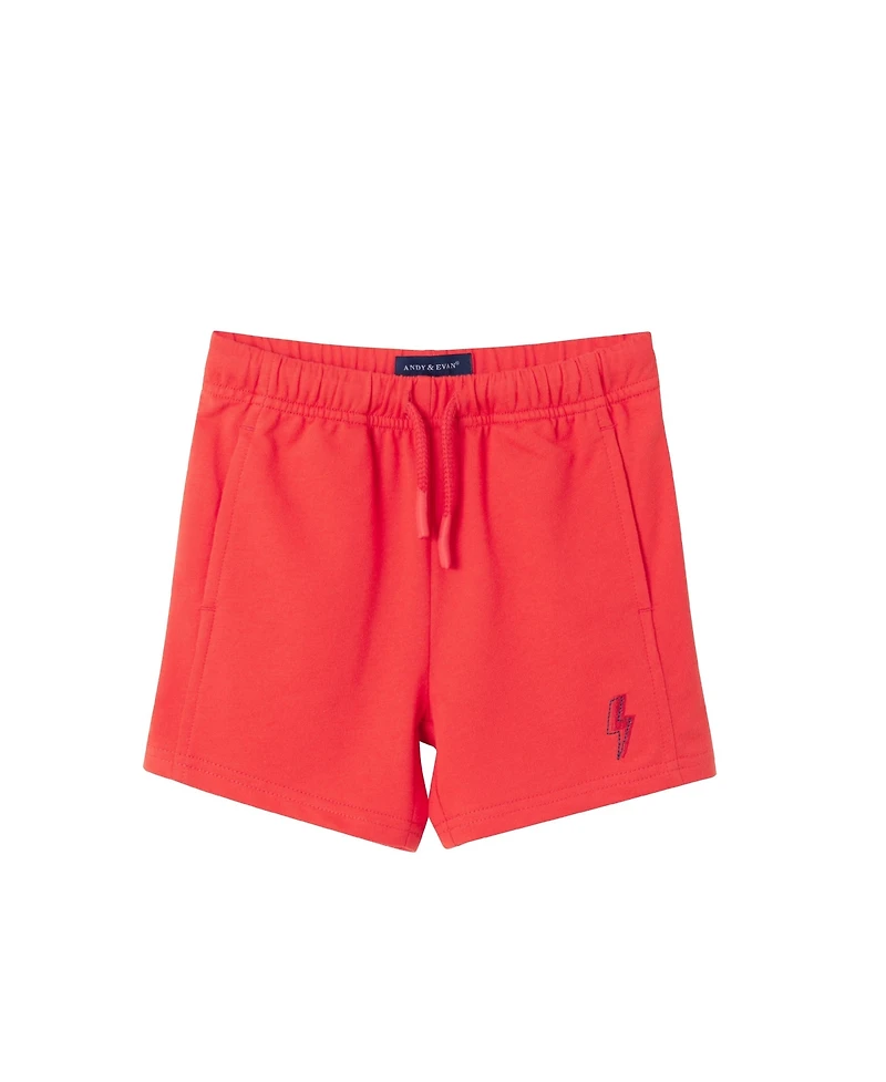 Andy & Evan Big Boys Toddler/Child Short Sleeve Tee French Terry Set