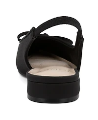 Jones New York Women's Qeemeh Perforated Slingback Flats