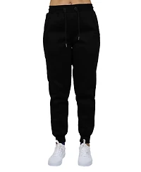 Galaxy By Harvic Women's Loose Fit Fleece Lined Jogger Sweatpants