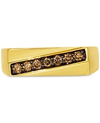 Le Vian Men's Chocolatier Chocolate Diamond Ring (1/3 ct. t.w.) in 14k Yellow Gold