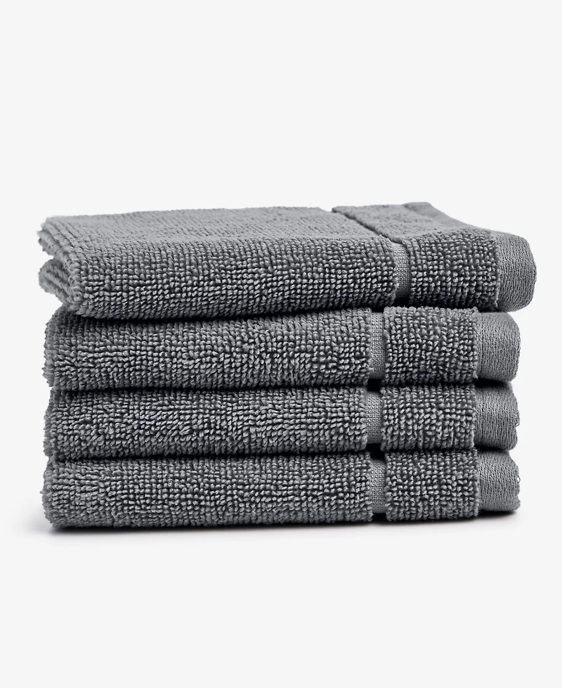 Arch Studio Quick Dry Washcloth 4-Pack, Exclusively at Macy's