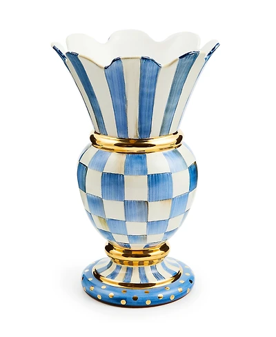 Mackenzie-Childs Royal Check Great Vase