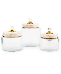 Mackenzie-Childs Rosy Check Kitchen Canister