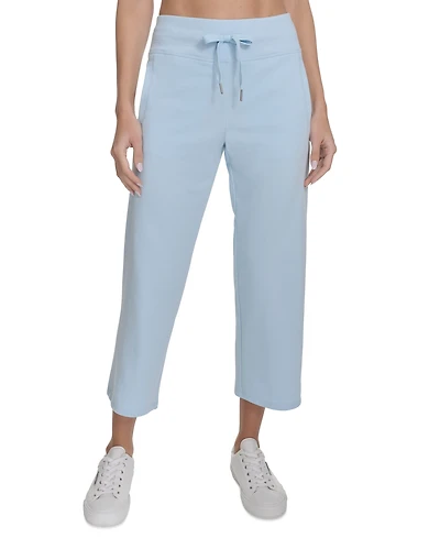 Calvin Klein Women's Cropped Drawstring-Waist Pants
