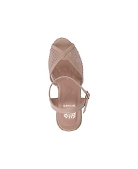 Gc Shoes Women's Mila Embellished Espadrille Wedge Sandals