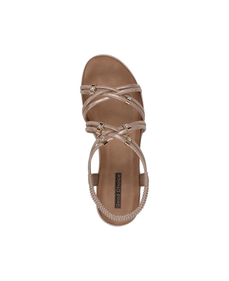 Gc Shoes Women's Fran Strappy Wedge Sandals