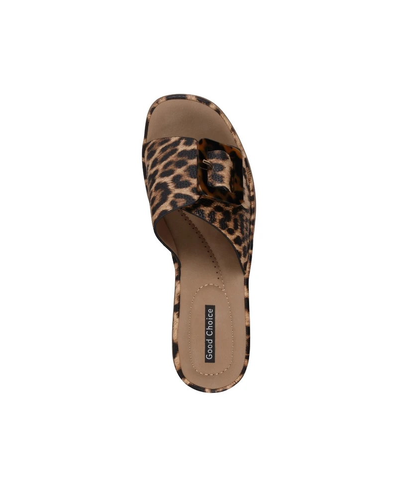 Gc Shoes Women's Teri Buckle Wedge Sandals