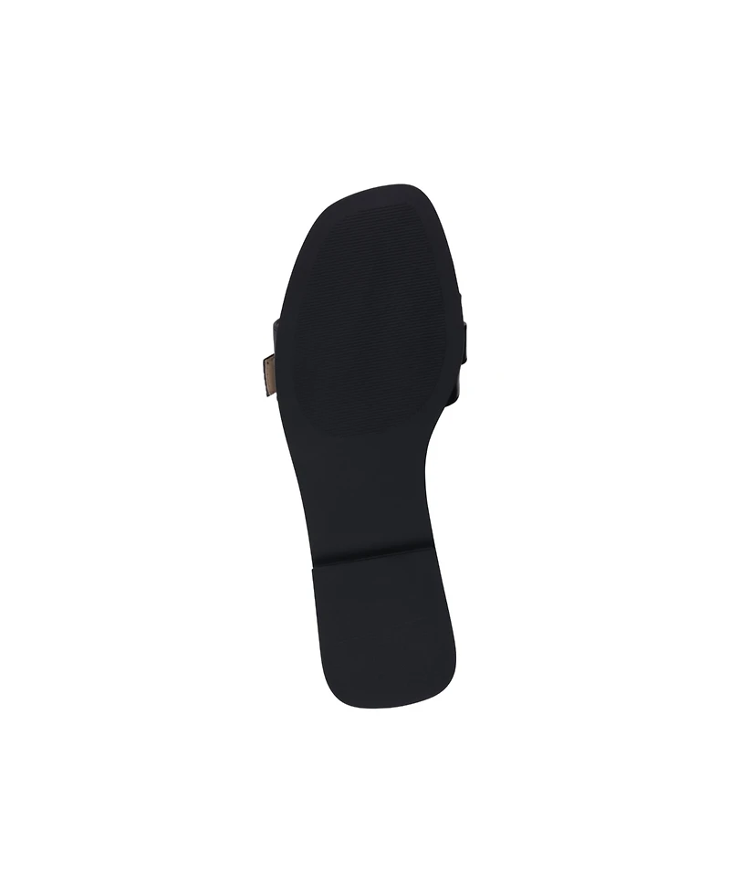 Gc Shoes Women's Kenna Embellished Buckle Flat Sandals