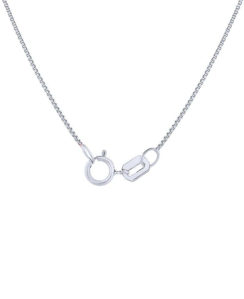 Diamond Square Halo 18" Pendant Necklace (1/3 ct. t.w.) 14k White, Yellow or Rose Gold