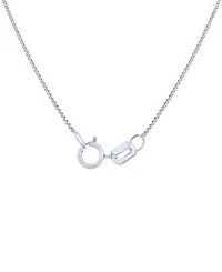 Diamond Square Halo 18" Pendant Necklace (1/3 ct. t.w.) 14k White, Yellow or Rose Gold