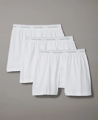 Calvin Klein Men's 3-Pack Cotton Classics Knit Boxers Underwear