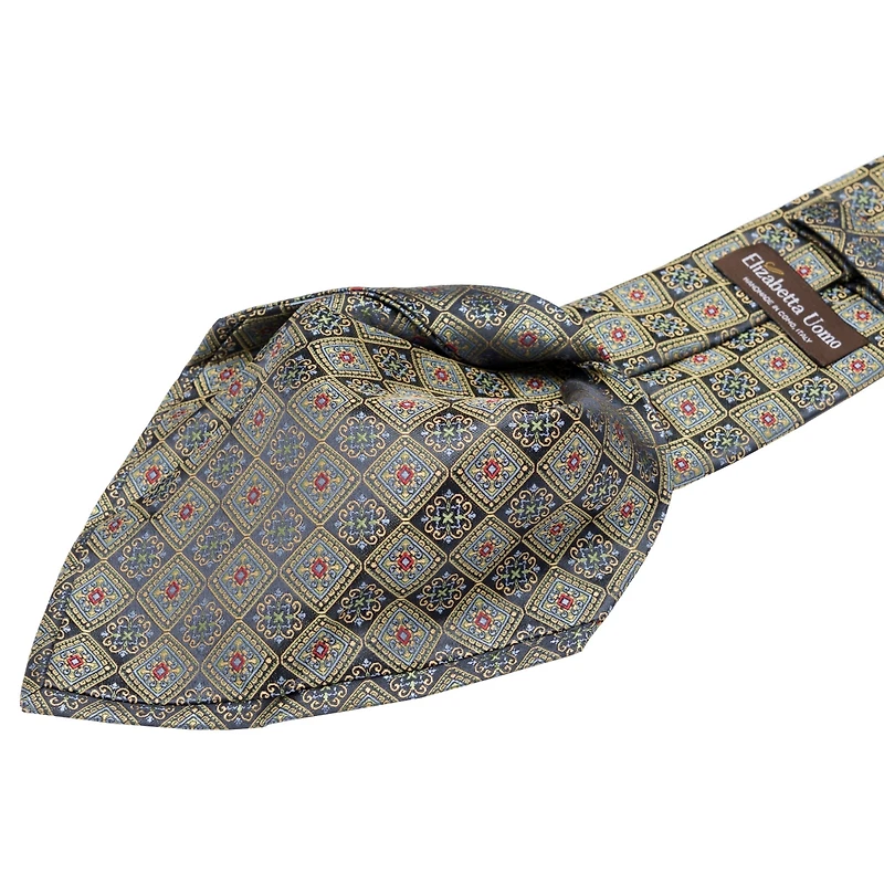 Elizabetta Big & Tall De Sica- Silk Jacquard Tie for Men