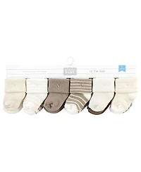 Hudson Baby Boys 24-Pack Comfort Terry Socks Set