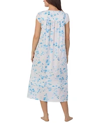 Eileen West Women's Cotton Cap-Sleeve Ballet Nightgown