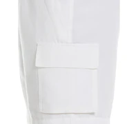 Cubavera Men's 8" Drawstring Linen Cargo Shorts