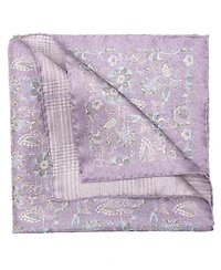 Elizabetta Men's Enzo - Double Sided Silk Pocket Square for Men