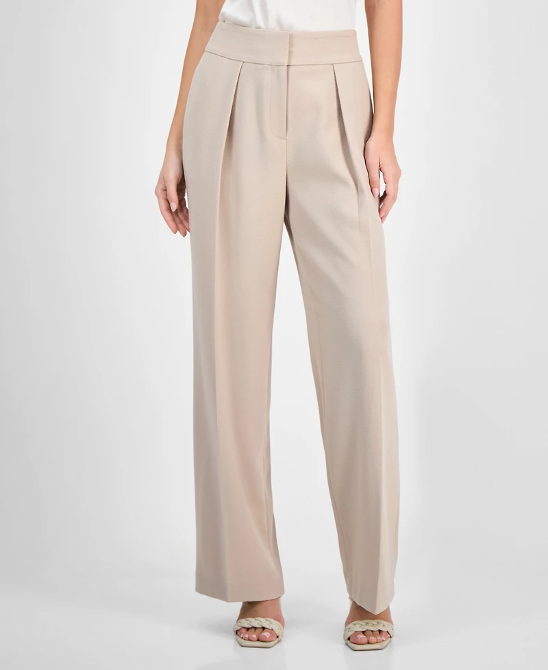 Bar Iii Women's High-Rise Wide-Leg Pants, Exclusively at Macy's