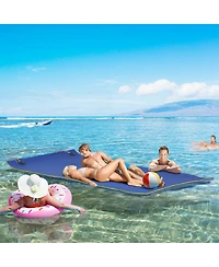 Soozier 9' x 6' Lily Pad Floating Mat, Water for Lake,