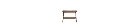 Rubberwood Bench with Saddle Seat – Rectangular Design for Versatile Seating
