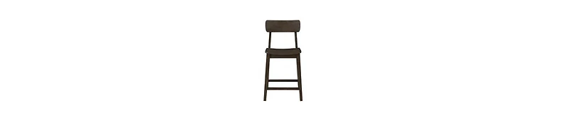 Curved Back Counter Stool – Rubberwood Chair for Kitchen & Bar