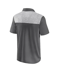 Fanatics Men's Gray Baltimore Ravens Long Shot Polo Shirt