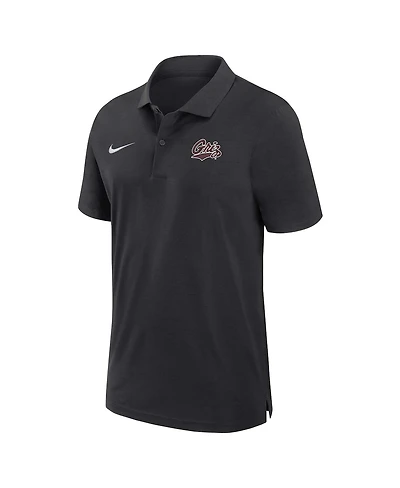 Nike Men's Black Montana Grizzlies 2024 Sideline Coaches Performance Polo Shirt