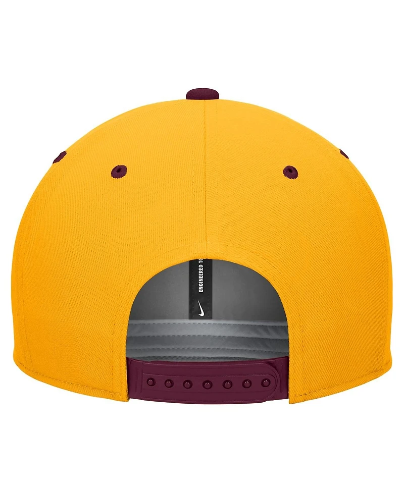 Nike Men's White/Gold Minnesota Golden Gophers Pro Performance Snapback Hat