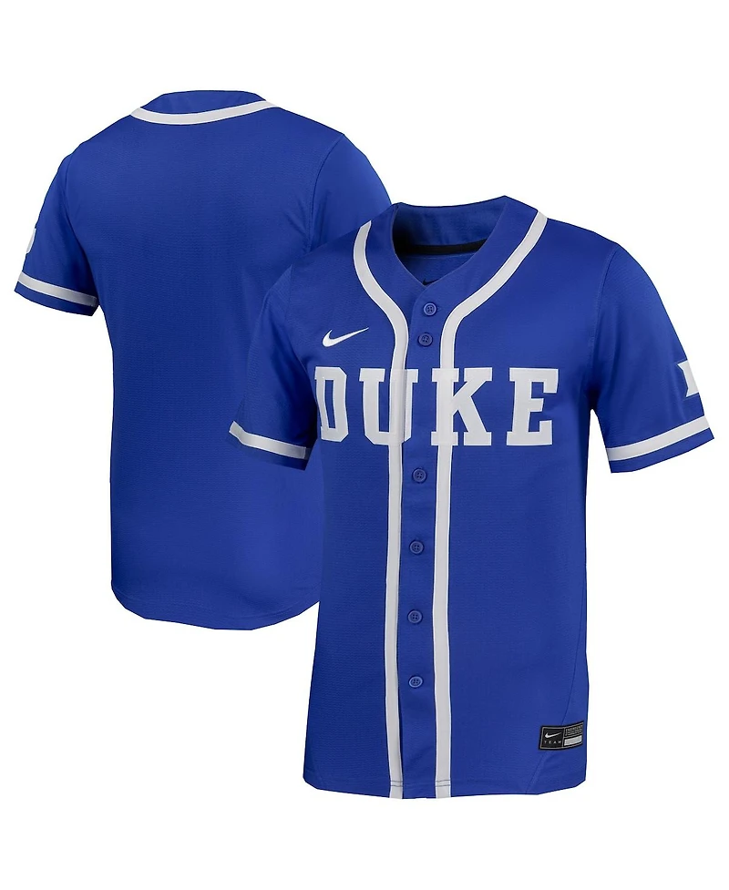 Nike Men's and Women's Royal Duke Blue Devils Replica Softball Jersey