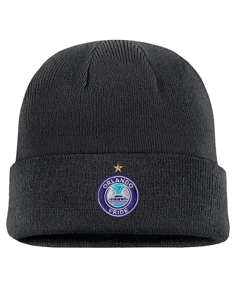 Nike Men's and Women's Black Orlando Pride 2024 Nwsl Champions Cuffed Knit Hat